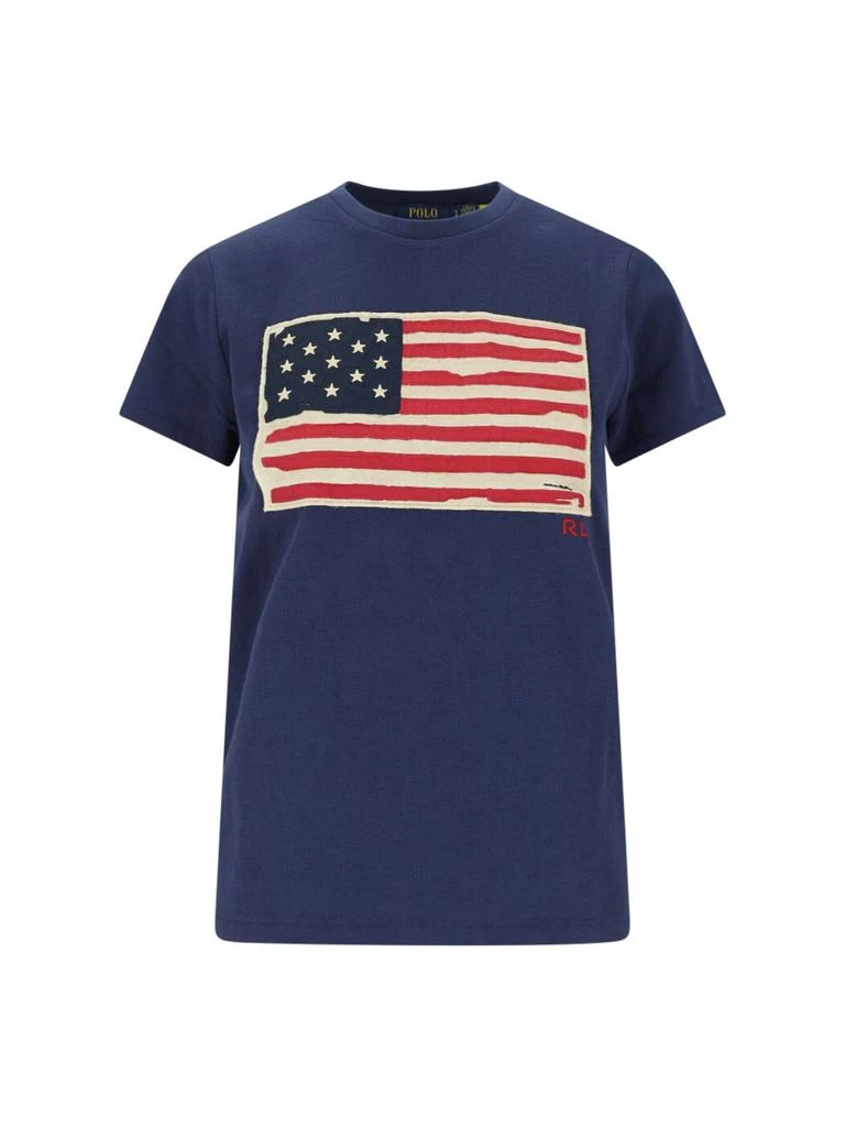 Ralph Lauren Polo Ralph Lauren Flag Printed Crewneck T-Shirt 1