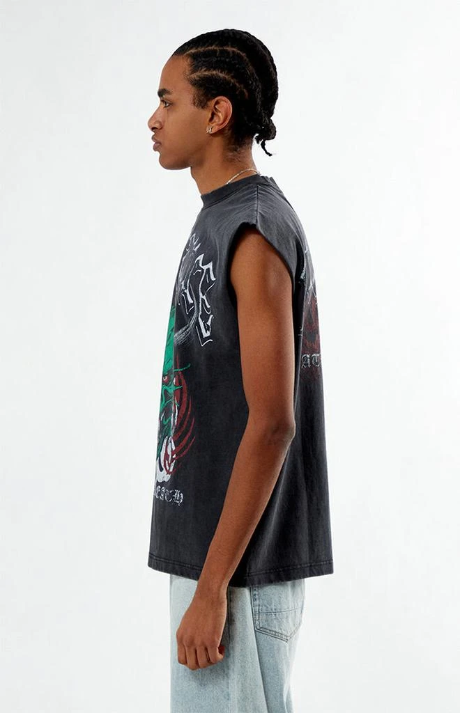 PacSun Vengeance Cut Off Muscle T-Shirt 3