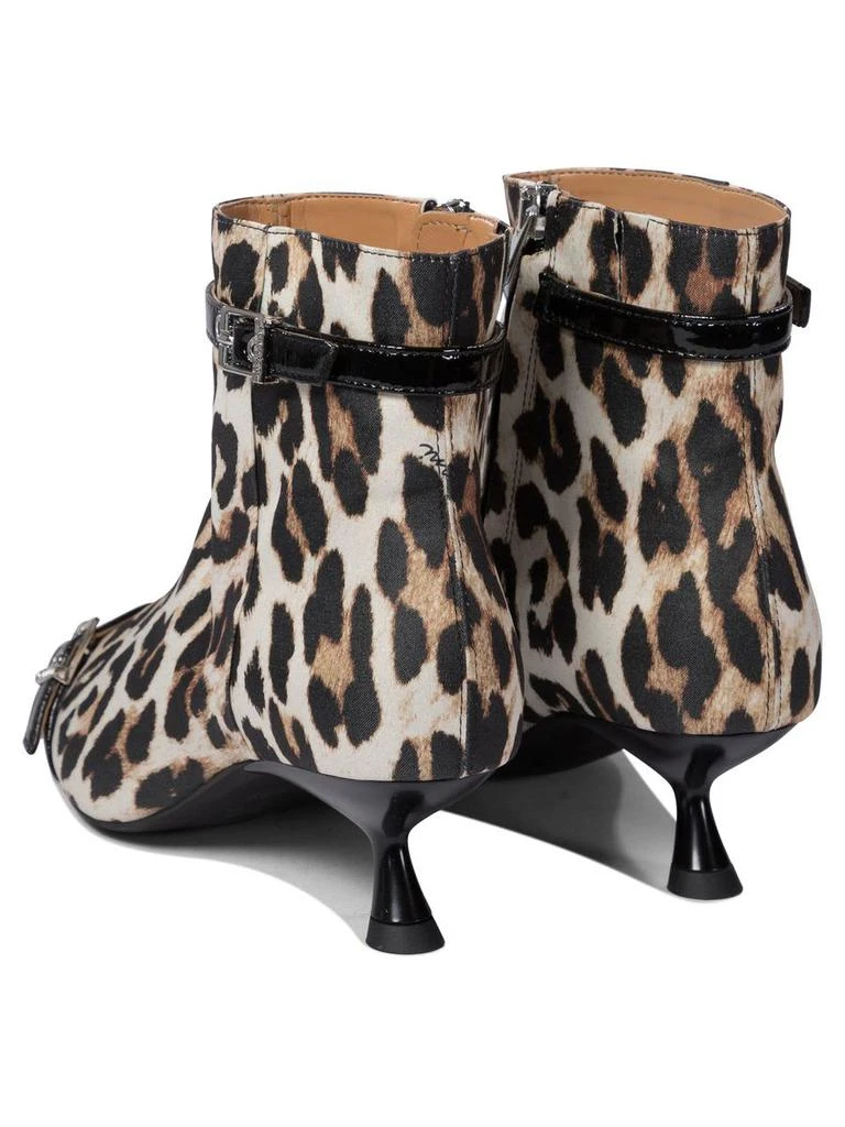 Ganni Ganni Leopard Ankle Boots 4