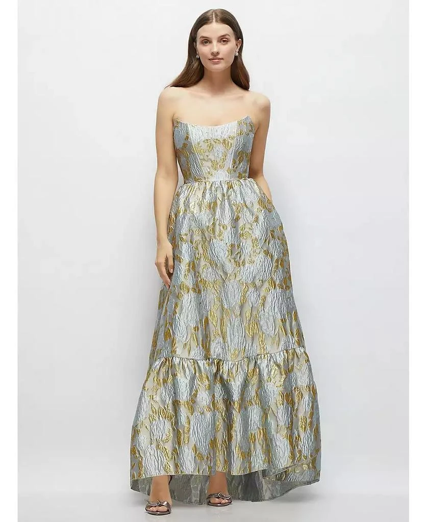 Strapless Empire Waist Cutout Maxi Dress with Covered Button Detail On Sale Now with Up to 11% Off | Discover Exclusive Deals & Savings at BeyondStyle Authentic Dessy Collection women|clothing|dresses Strapless Empire Waist Cutout Maxi Dress with Covered Button Detail On Sale Now with Up to 11% Off | Discover Exclusive Deals & Savings at BeyondStyle Authentic Dessy Collection women|clothing|dresses