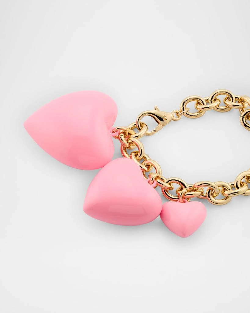 Roxanne Assoulin The Happy Heart Bag Charm, Cotton Candy Pink 3