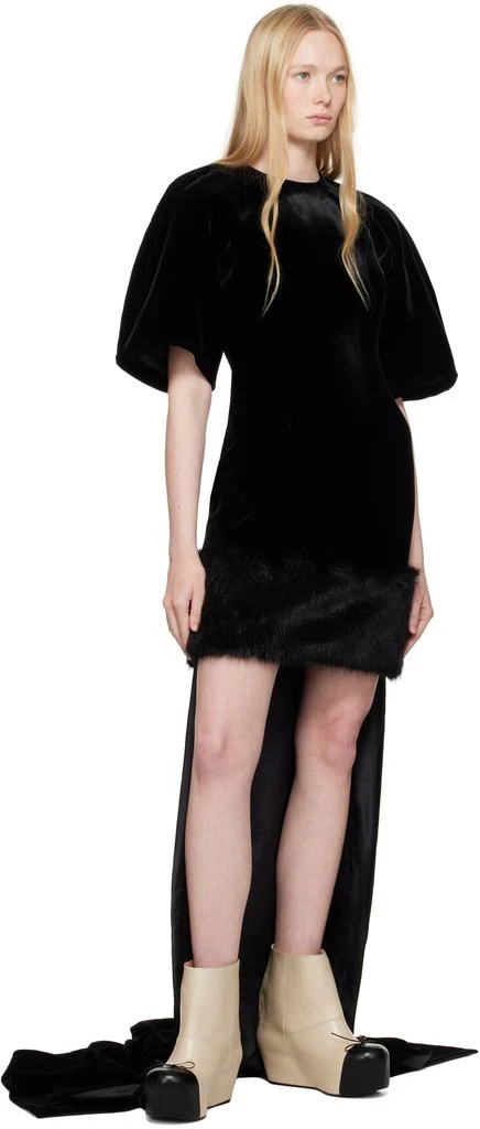 FIDAN NOVRUZOVA Black Enya Evening Minidress 4