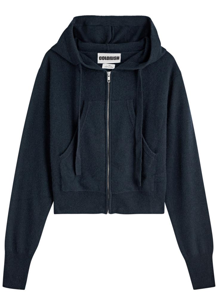 CRUSH CASHMERE Rio hooded cashmere sweatshirt