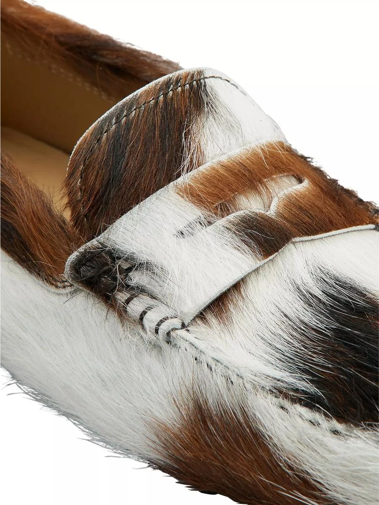 Tod's Gommino Macro Pony Effect Leather Loafers 6