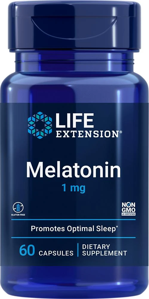 Life Extension Life Extension Melatonin, 60 - 1 mg (1 mg, 60 capsules) 1