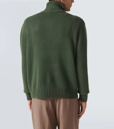 Allude Cashmere half-zip sweater 4