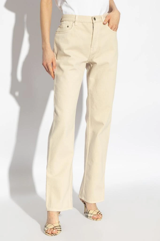 Burberry Burberry Logo Patch Straight-Leg Trousers 2