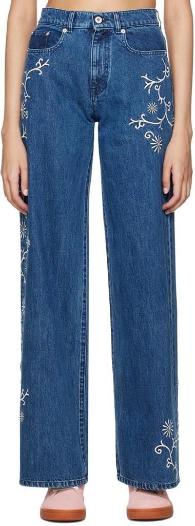Kenzo Indigo Ayame Jeans 1
