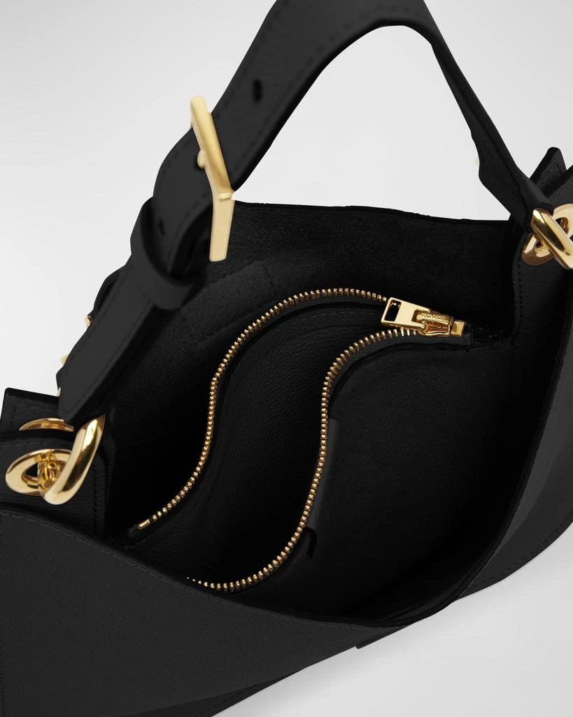 Tom Ford Tara Small Hobo Crossbody in Grained Leather 3