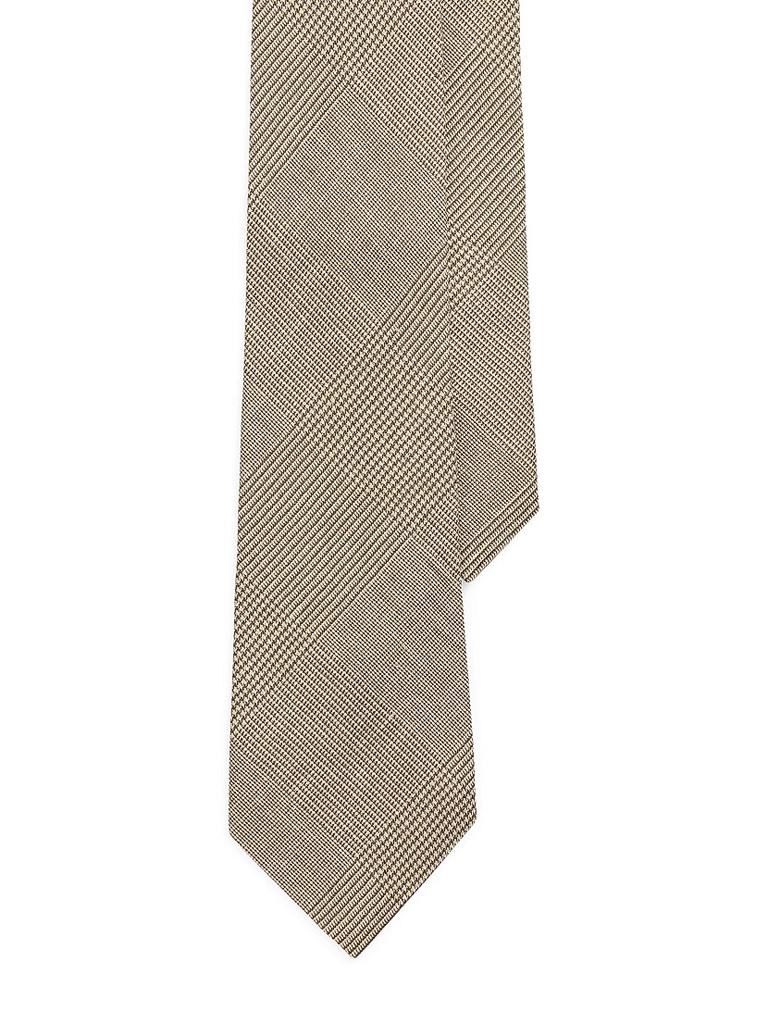 Ralph Lauren Glen Check Linen-Silk Tie