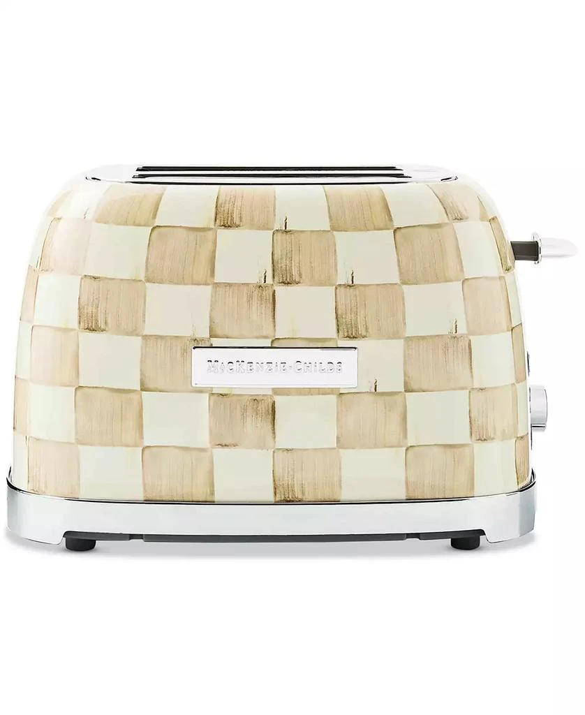 MacKenzie-Childs Mocha Check 2-Slice Toaster 3