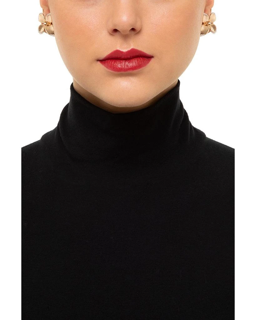 Pasquale Bruni 18K Rose Gold Giardini Segreti Diamond Flower Statement Earrings 3