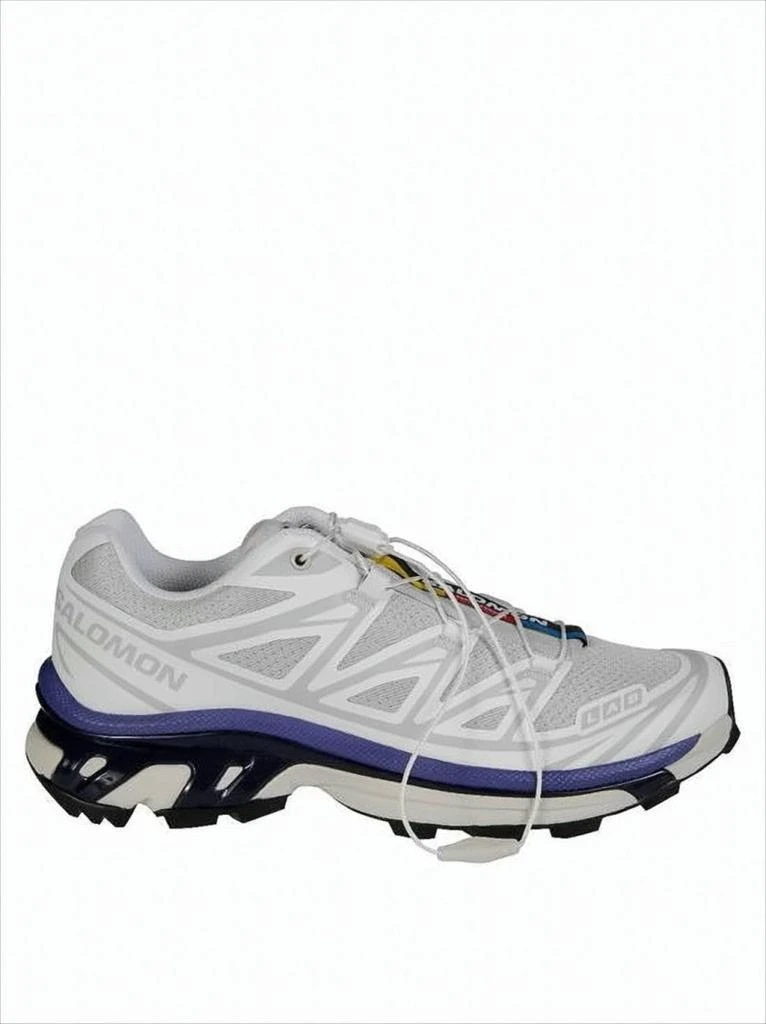 Salomon Breathable Textile Sneakers with Geometric Overlays