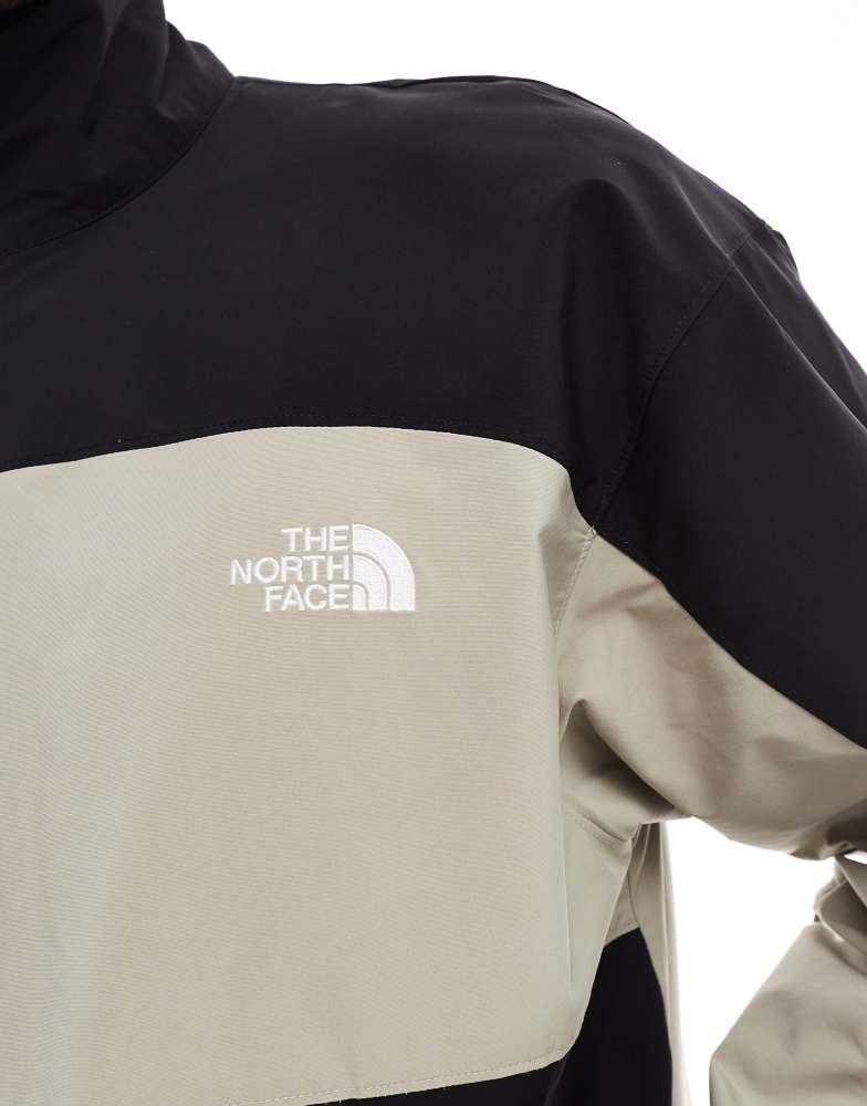 The North Face The North Face Easy Wind zip colourblock jacket in black