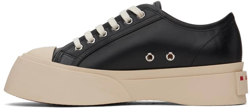 Marni Black Nappa Leather Pablo Lace-Up Sneakers 3