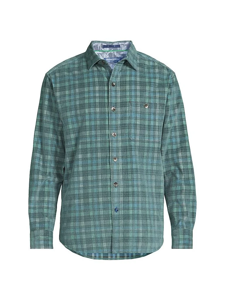 Tommy Bahama Coastline Cord Lagoon Check Shirt 1