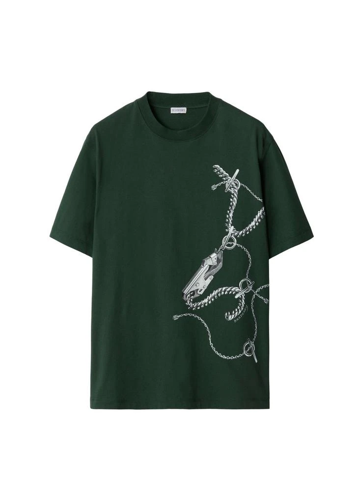 Burberry Knight hardware cotton t-shirt 1