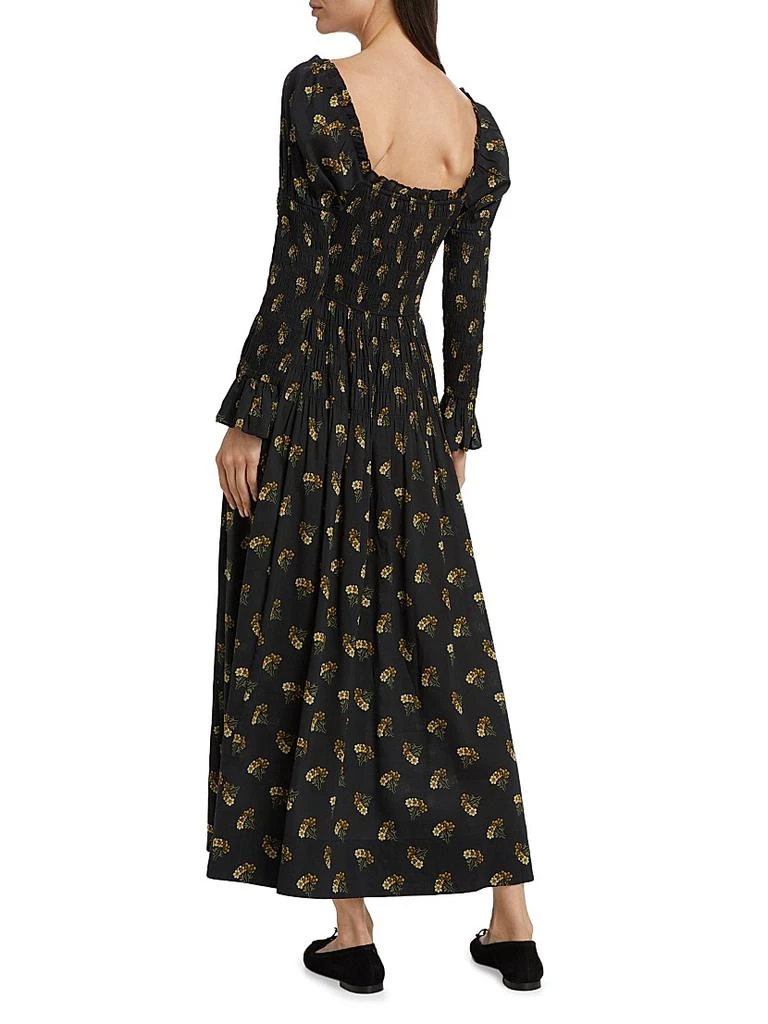 DÔEN Wilmina Floral Smocked Maxi-Dress 5