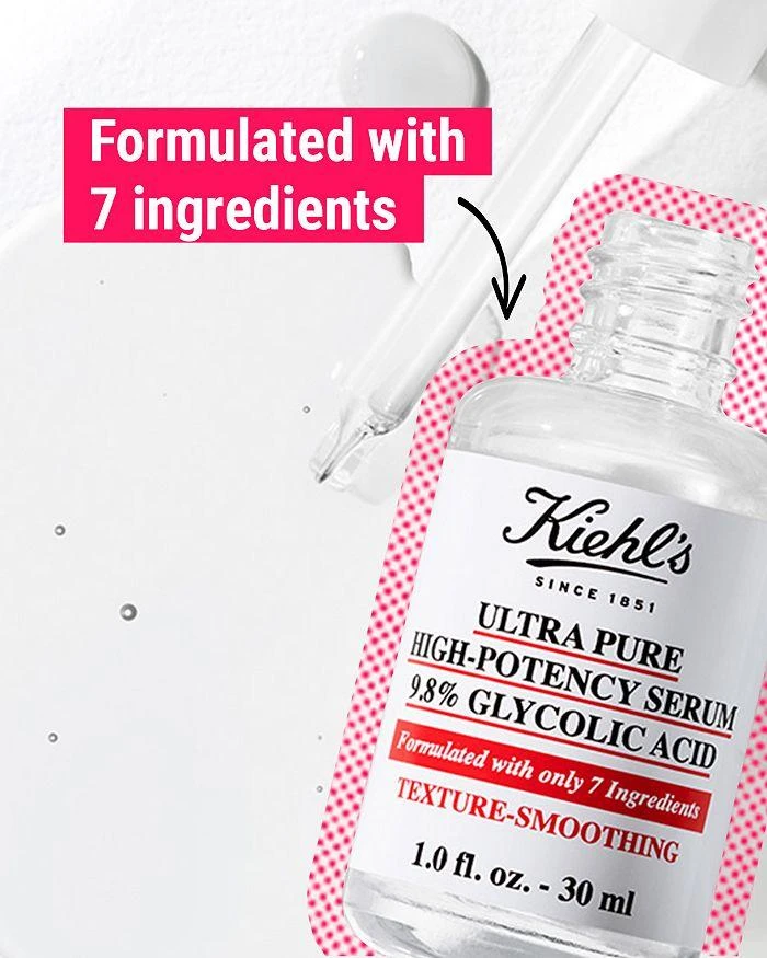 Kiehl's Ultra Pure High-Potency Serum 9.8% Glycolic Acid 1 oz. 2