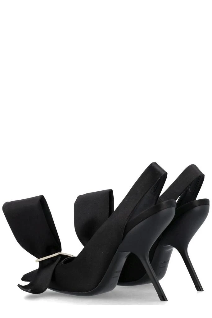 Salvatore Ferragamo Ferragamo Pointed-Toe Slingback Pumps 4