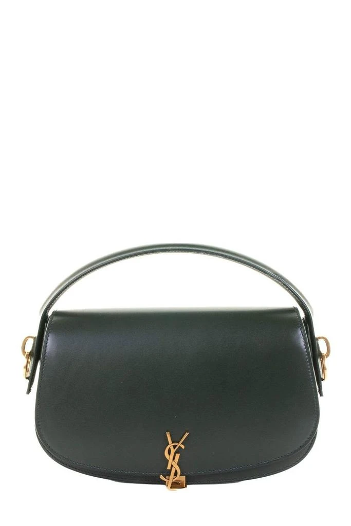 Yves Saint Laurent Saint Laurent Logo Plaque Foldover Top Shoulder Bag 1