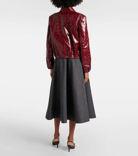 Gucci Leather bomber jacket 3