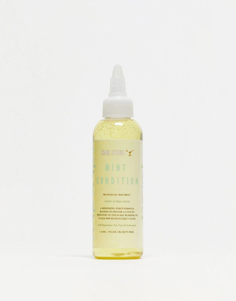 Hair Syrup Hair Syrup Mint Condition Hydrating Pre-Wash Hair Oil 100ml 1