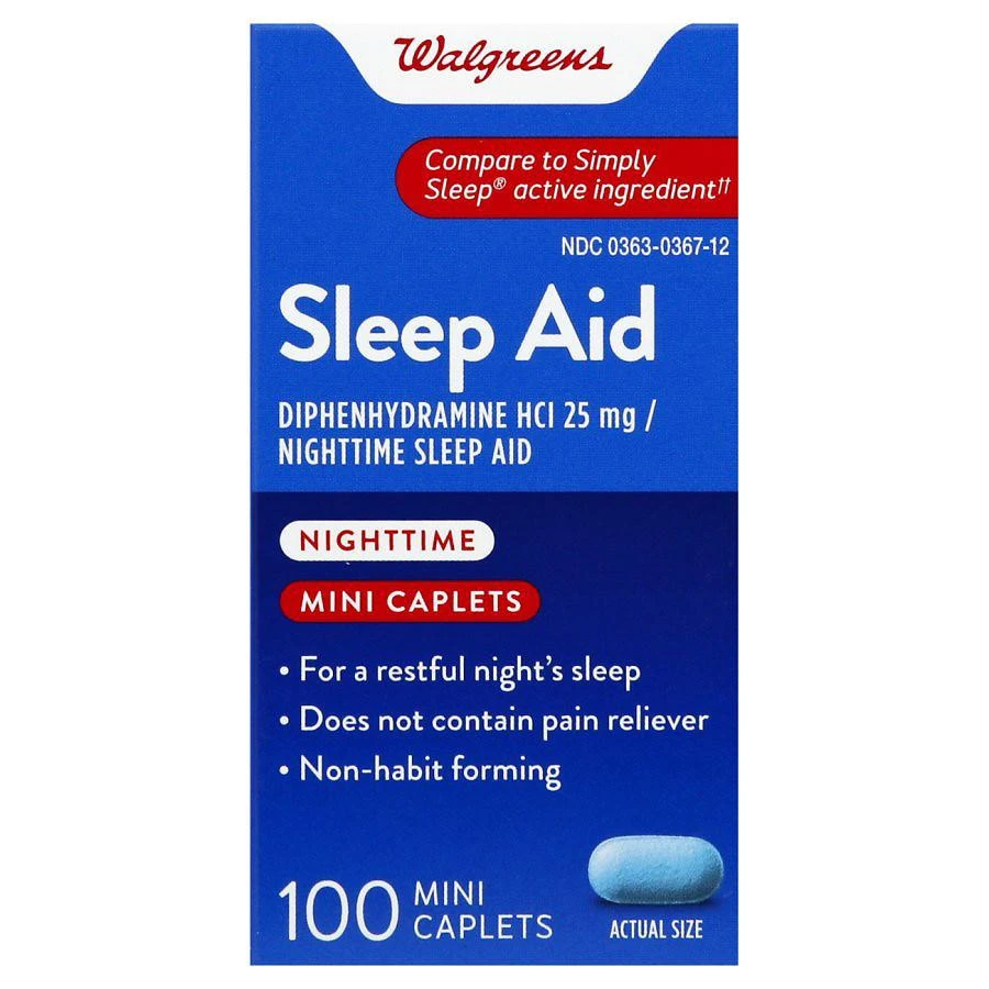 Walgreens Sleep Aid Mini Caplets 1