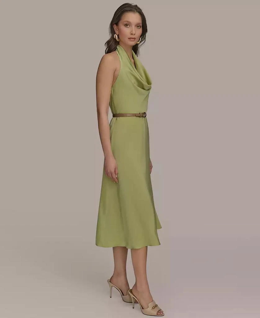 Women's Belted Halter A-Line Midi Dress  On Sale Now with Up to 40% Off |  Discover Exclusive Deals & Savings at BeyondStyle  Authentic Donna Karan  dress|women's fashion, shoes & accessories|dresses
