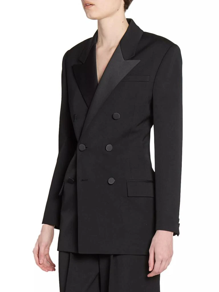 Yves Saint Laurent Tuxedo Jacket in Grain De Poudre 5