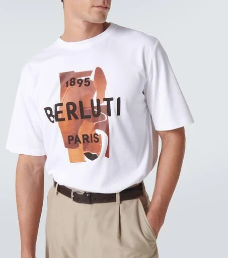 Berluti Printed cotton T-shirt 5