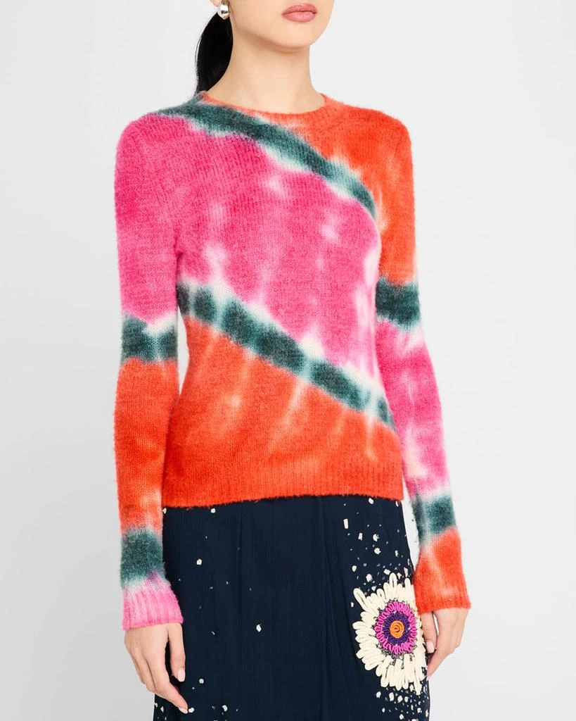 Jonathan Cohen Tie Dye Knit Crewneck Sweater 4