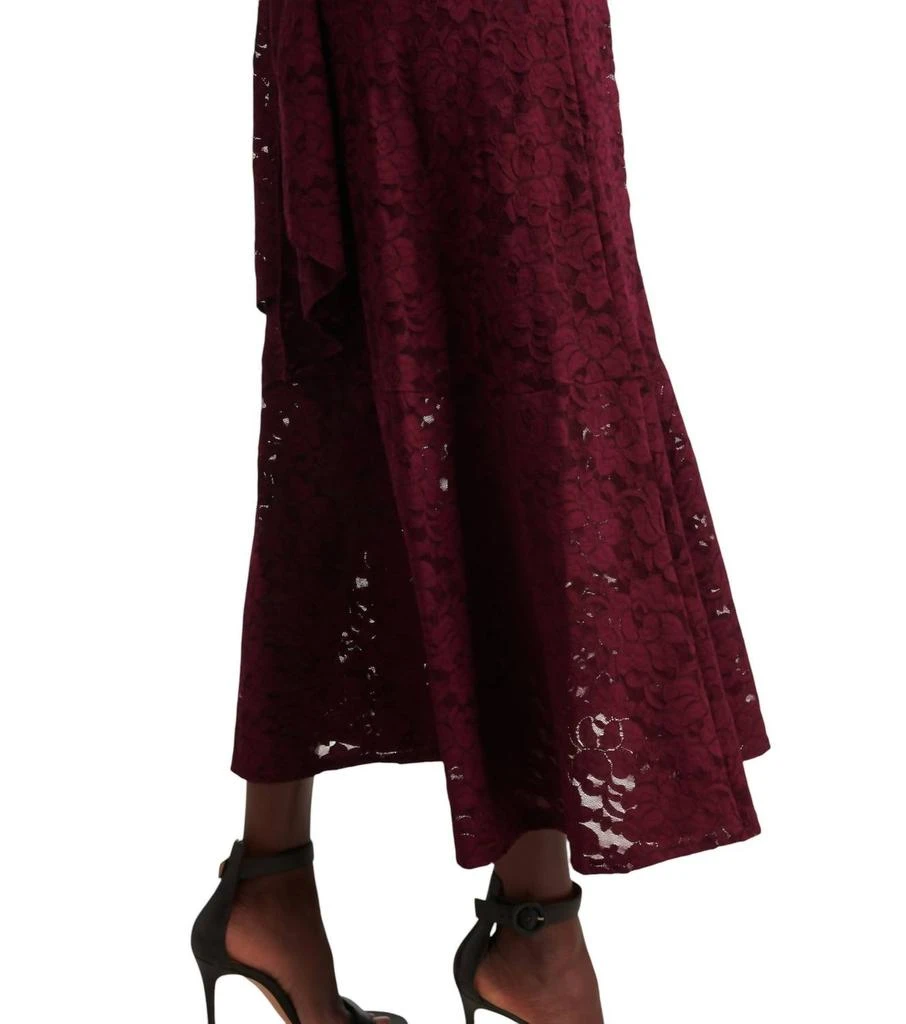 Diane von Furstenberg Regent Dress In Velvet Plum 4