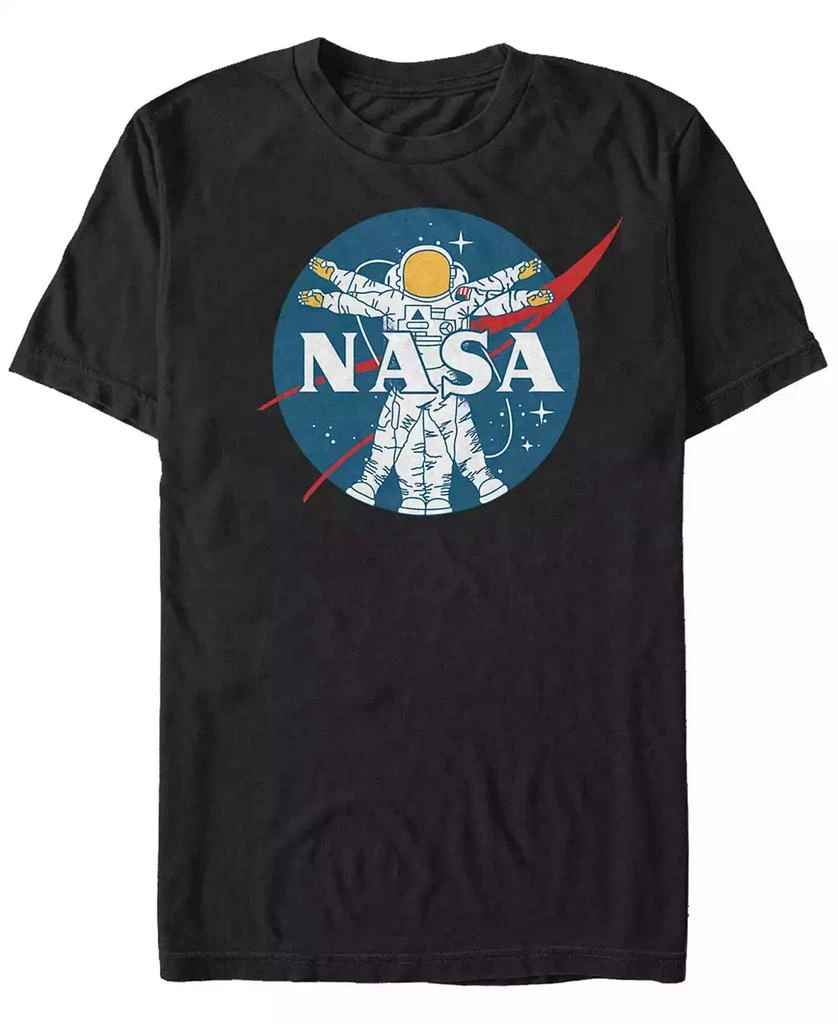 FIFTH SUN NASA Men's Vitruvian Astronaut Short Sleeve T-Shirt 1