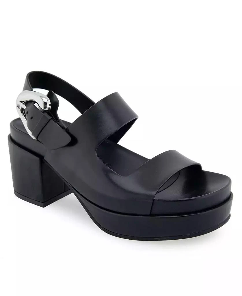 Aerosoles Women's Clarkson Buckle Strap Platform Sandals 1