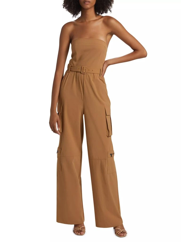 Alice + Olivia Sachiko Strapless Cargo Jumpsuit 2