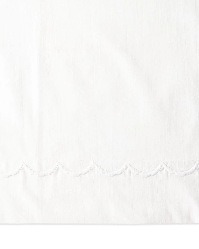 Matouk Scallop Embroidered 350 Thread Count Flat Sheet 2