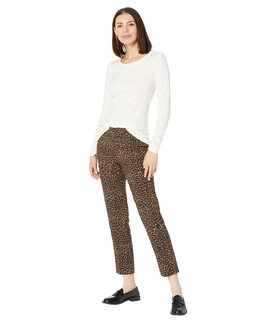 Mod-o-doc Slub Jersey Long Sleeve Twisted Scoop Neck Tee 4
