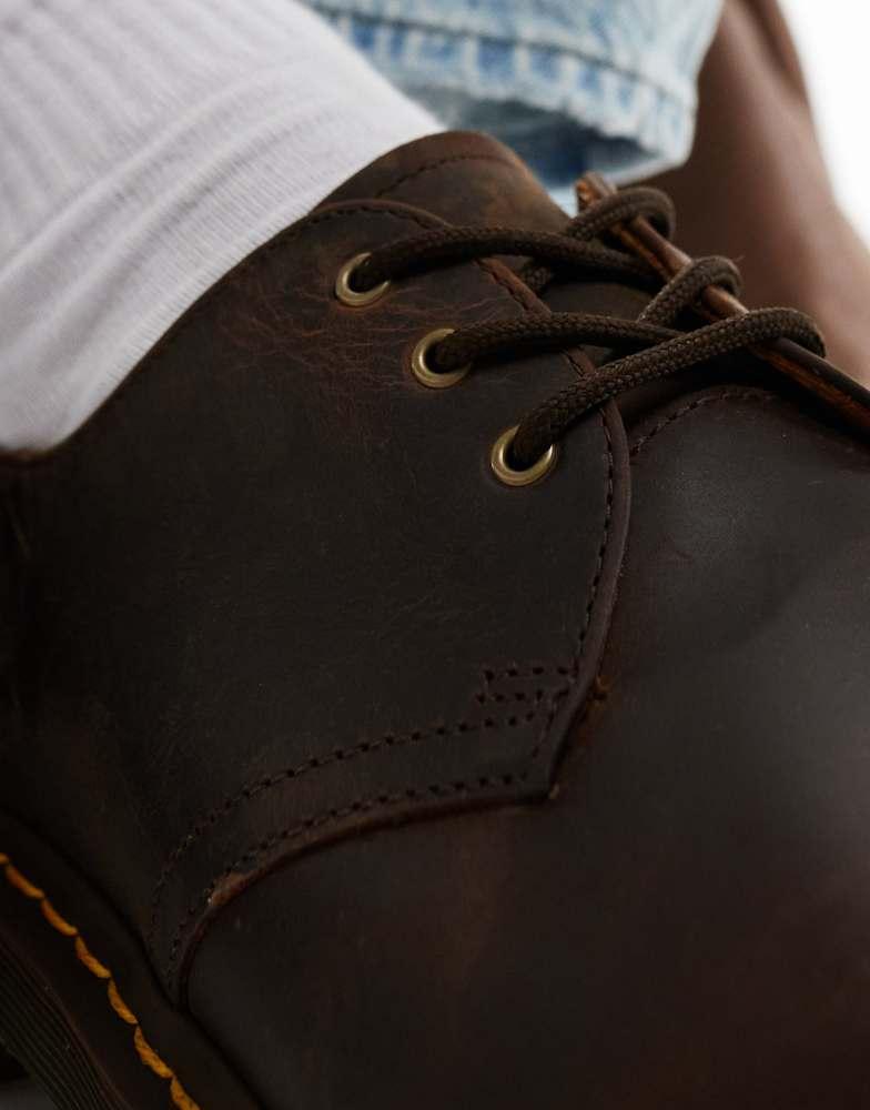 Dr. Martens Dr Martens 1461 3 eye shoe in dark brown crazy