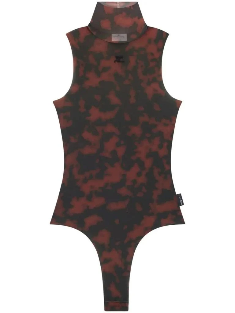 Courrèges Tortoiseshell High Neck Bodysuit