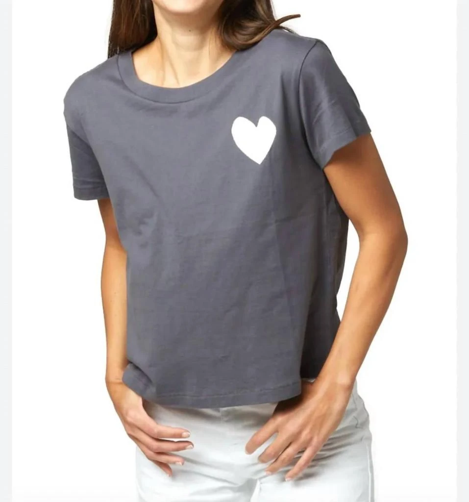 KERRI ROSENTHAL Kerri Rosenthal - Heart T-shirt Top 1