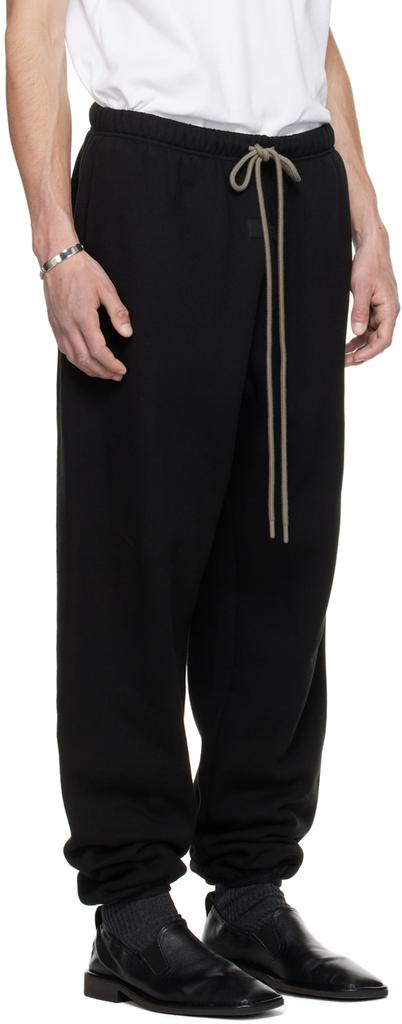 Fear of God ESSENTIALS Black Drawstring Sweatpants