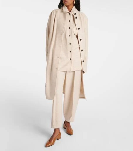 Loro Piana Ryan wool, silk, and cotton coat 2