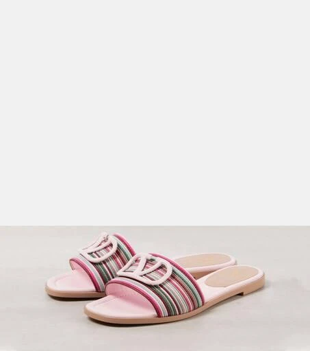 Valentino VLogo Signature leather mules 5