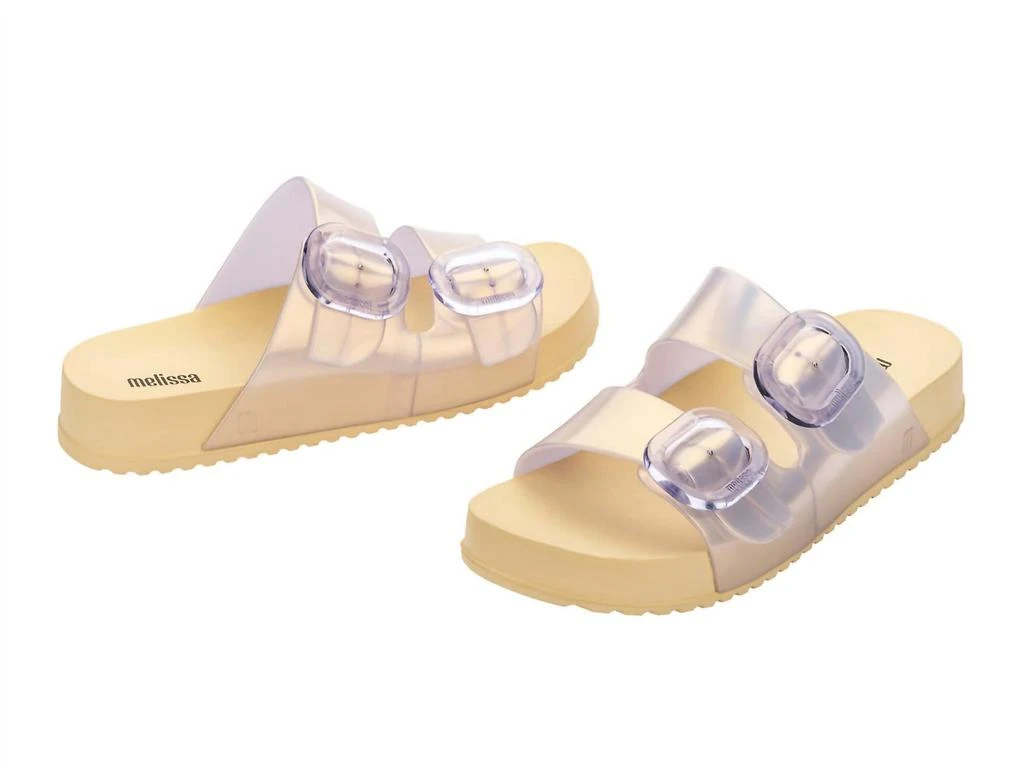 Melissa Women's Cozy Slides In Yellow 2