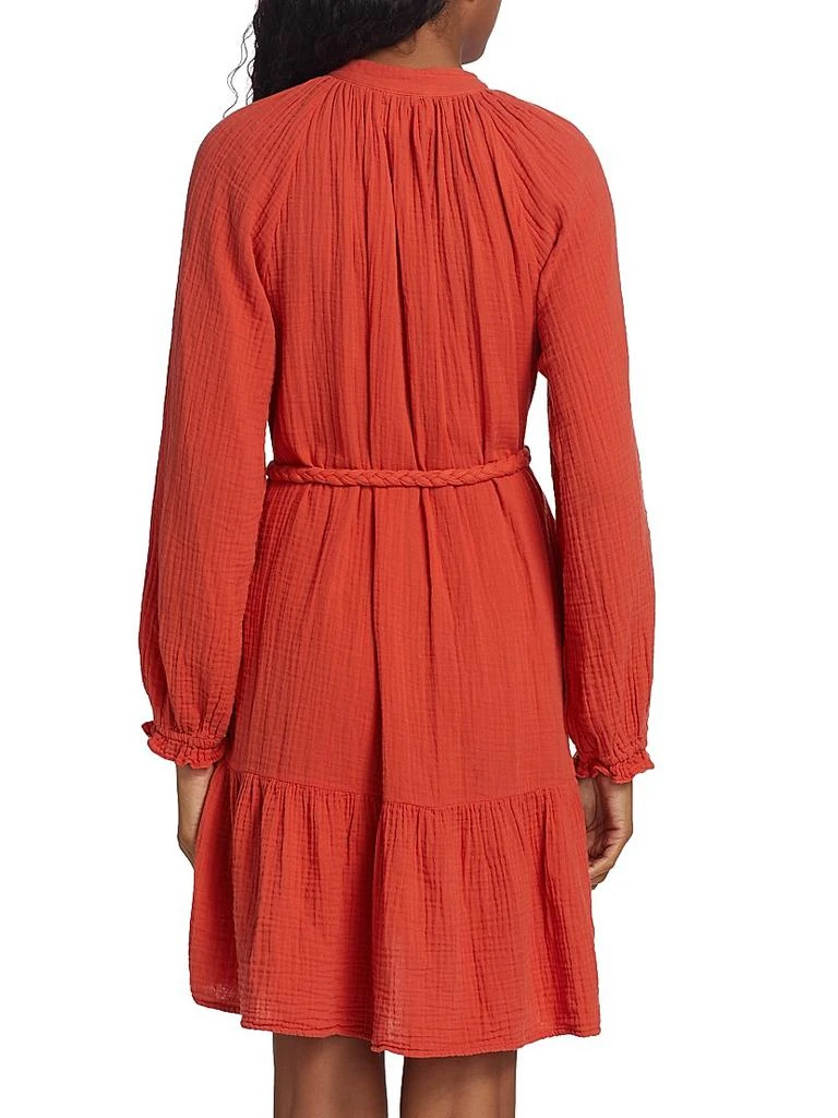 XIRENA Rainey Belted Cotton Dress 5