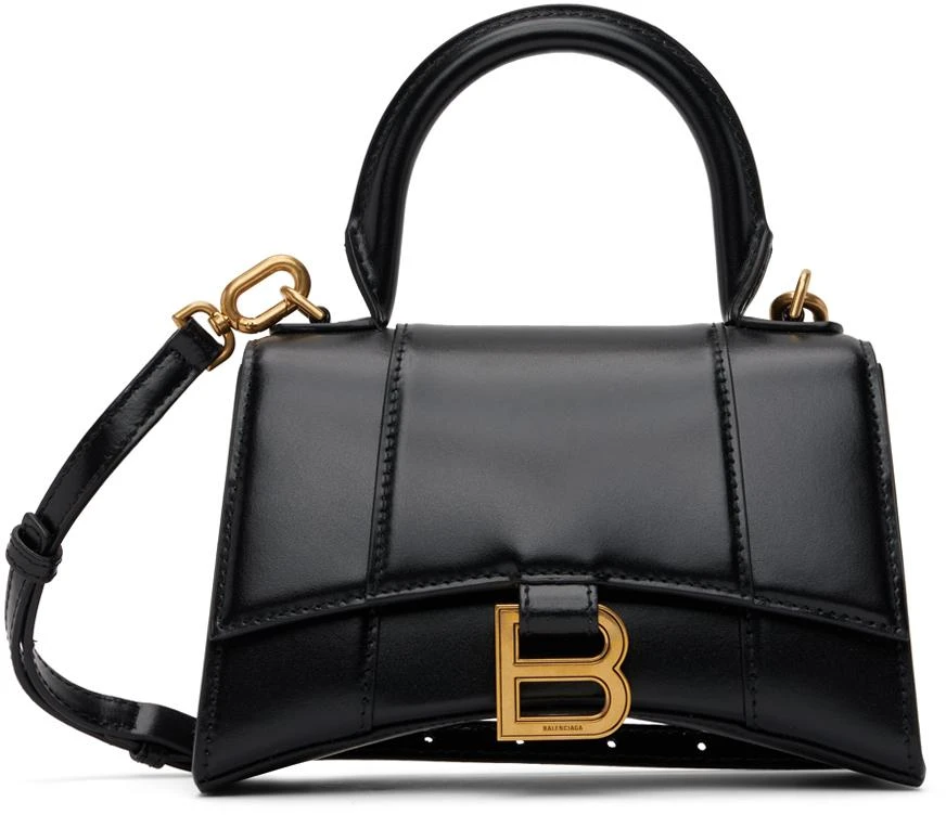 Balenciaga Black XS Hourglass Bag 1