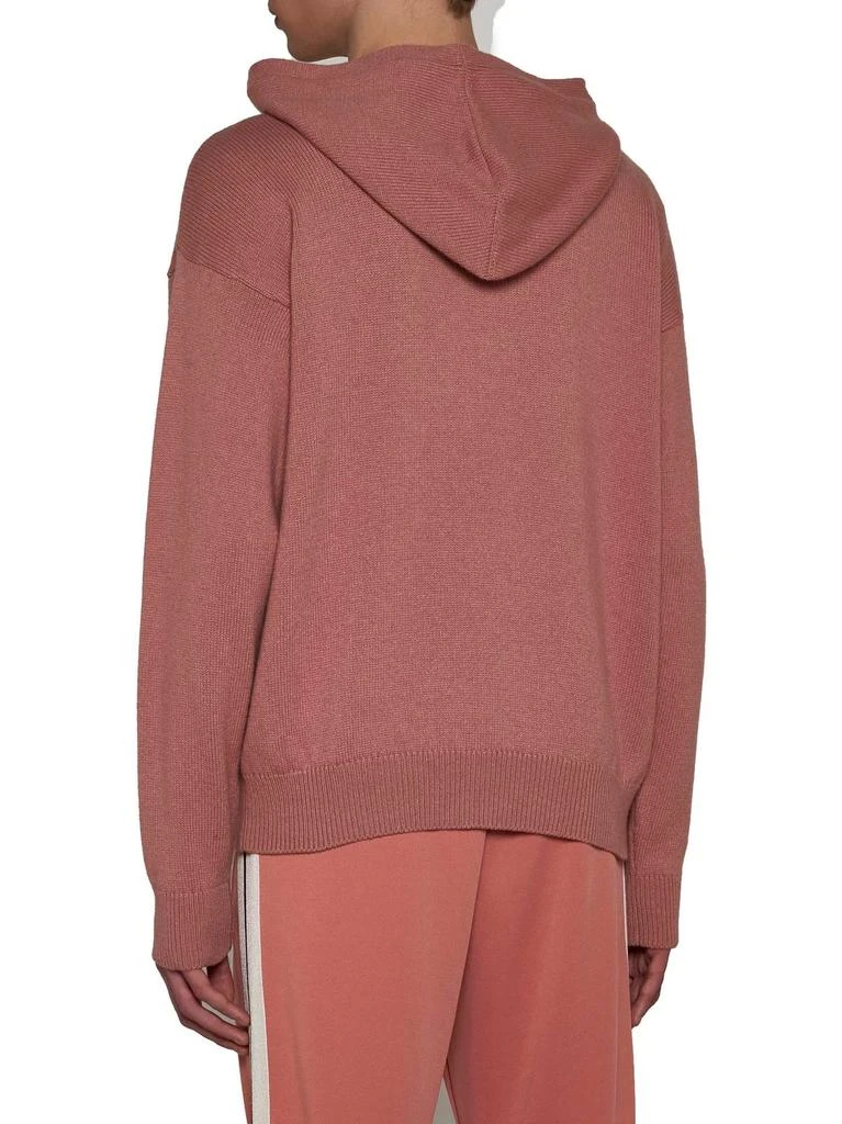 Palm Angels Palm Angels Monogram Embroidered Knitted Hoodie 3
