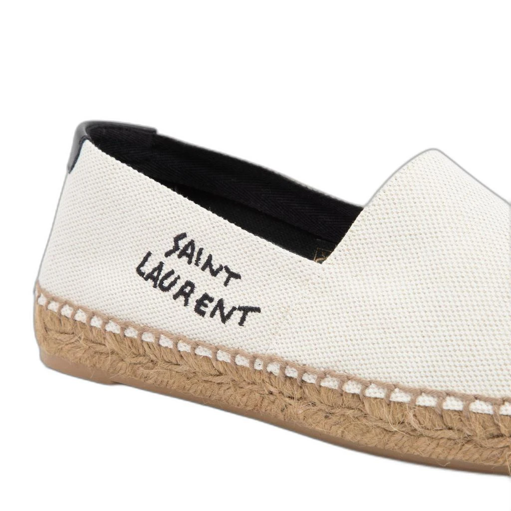 Yves Saint Laurent Saint Laurent Logo Embroidered Slip-On Espadrilles 4