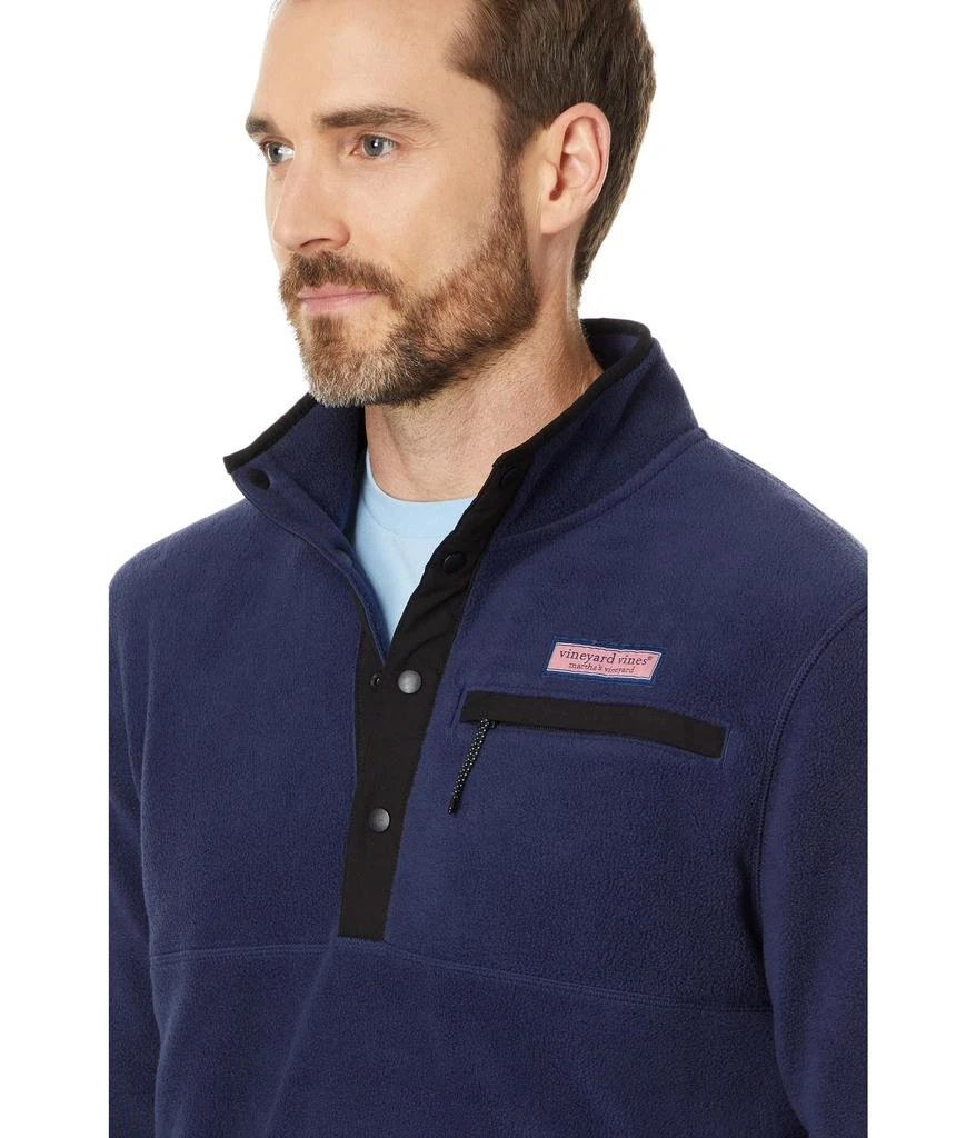 Vineyard Vines Harbor Fleece Quarter-Snap 3